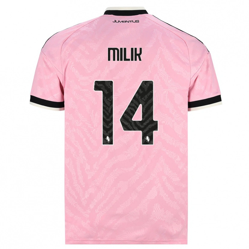 Danxen Femme Maillot Arkadiusz Milik #14 Rose Noir Tenues Extérieur 2026/27 T-Shirt