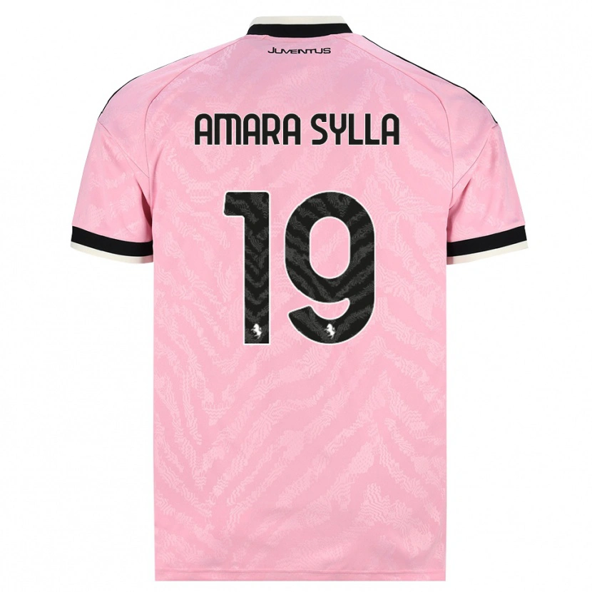Danxen Femme Maillot Idris Amara Sylla #19 Rose Noir Tenues Extérieur 2026/27 T-Shirt