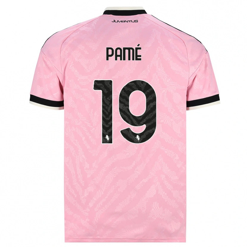 Danxen Femme Maillot Mamadou Pamé #19 Rose Noir Tenues Extérieur 2026/27 T-Shirt