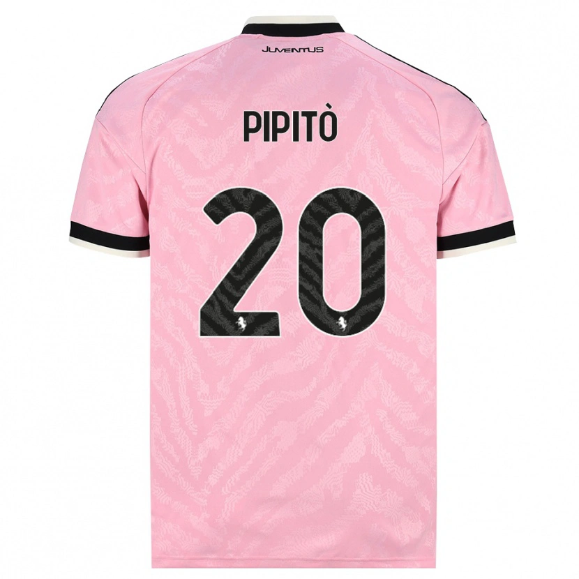 Danxen Femme Maillot Giuseppe Pipitò #20 Rose Noir Tenues Extérieur 2026/27 T-Shirt