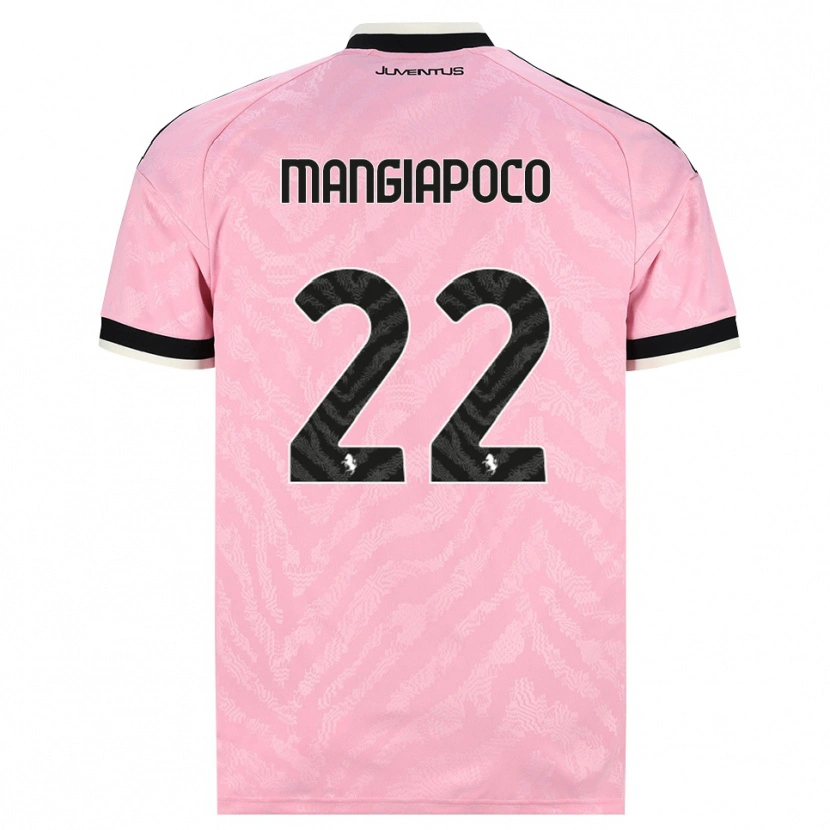 Danxen Femme Maillot Stefano Mangiapoco #22 Rose Noir Tenues Extérieur 2026/27 T-Shirt