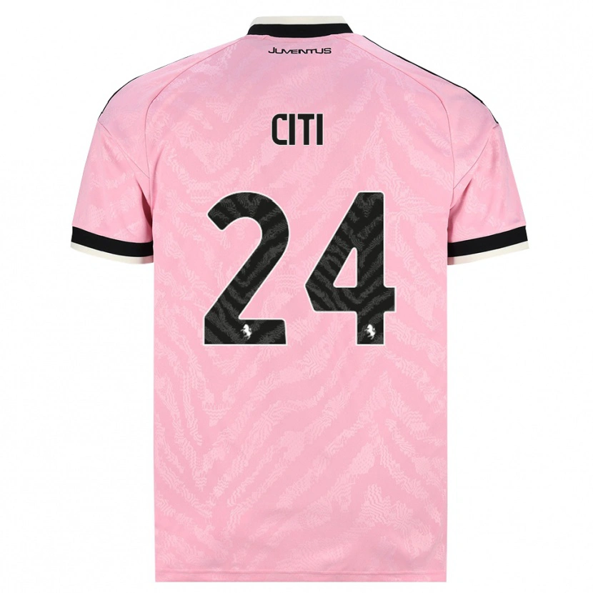 Danxen Femme Maillot Alessandro Citi #24 Rose Noir Tenues Extérieur 2026/27 T-Shirt