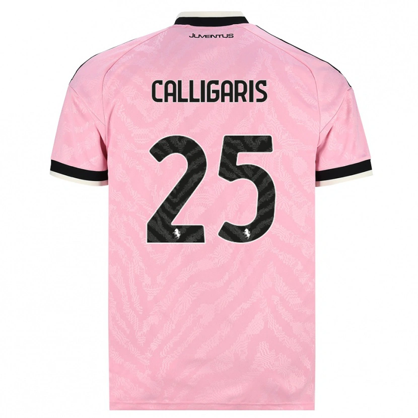 Danxen Femme Maillot Viola Calligaris #25 Rose Noir Tenues Extérieur 2026/27 T-Shirt
