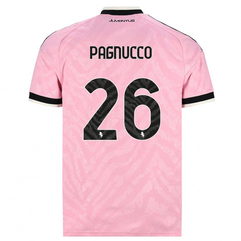 Danxen Femme Maillot Filippo Pagnucco #26 Rose Noir Tenues Extérieur 2026/27 T-Shirt