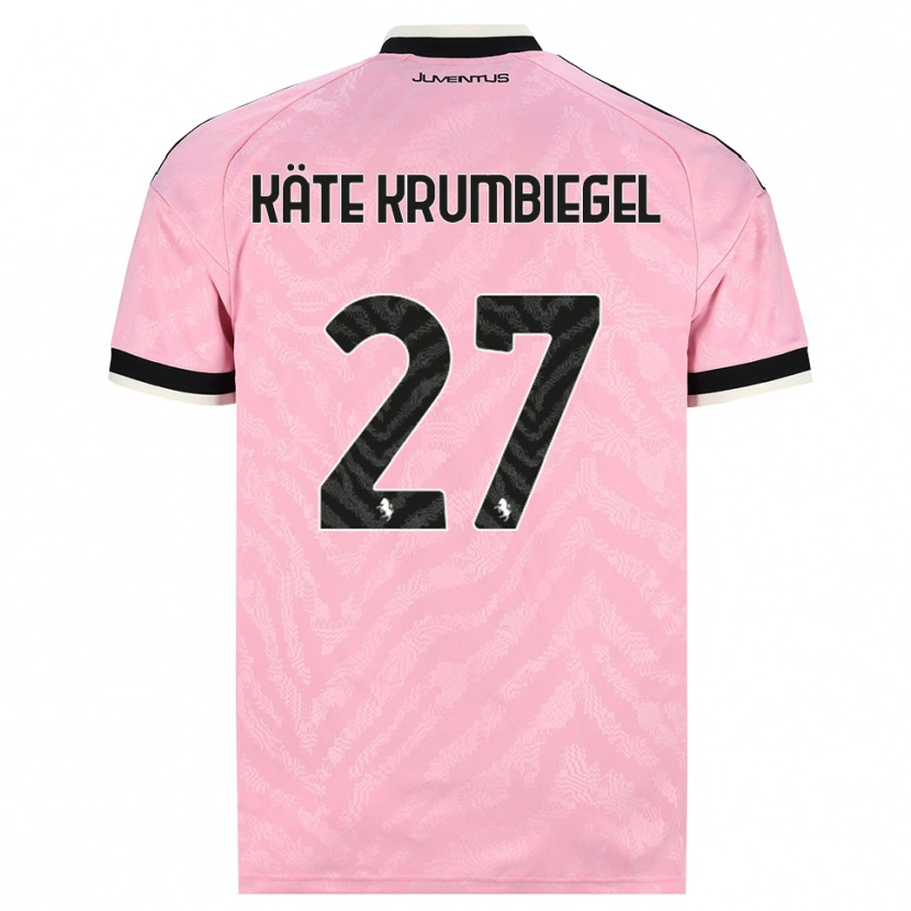 Danxen Femme Maillot Paulina Käte Krumbiegel #27 Rose Noir Tenues Extérieur 2026/27 T-Shirt