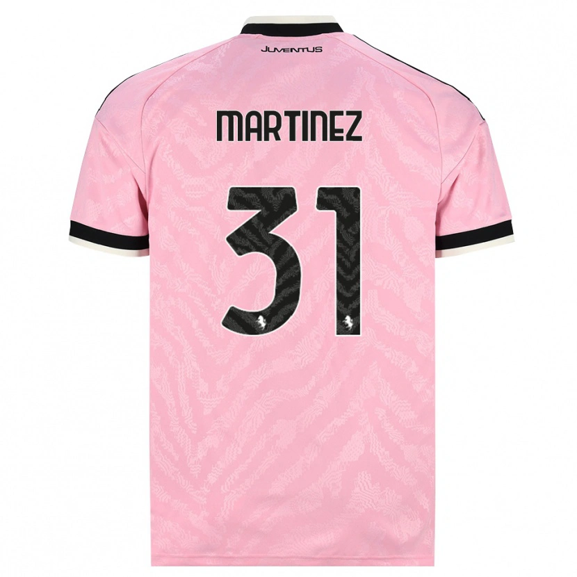 Danxen Femme Maillot Bruno Martinez #31 Rose Noir Tenues Extérieur 2026/27 T-Shirt