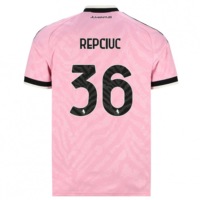 Danxen Femme Maillot Gabriel Repciuc #36 Rose Noir Tenues Extérieur 2026/27 T-Shirt