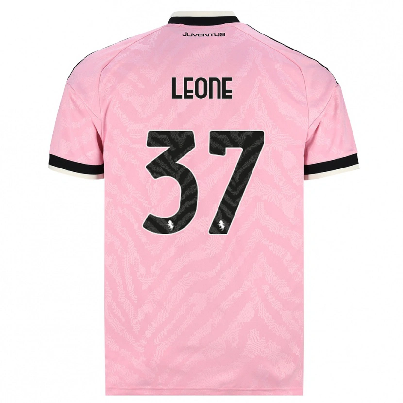 Danxen Femme Maillot Francesco Leone #37 Rose Noir Tenues Extérieur 2026/27 T-Shirt