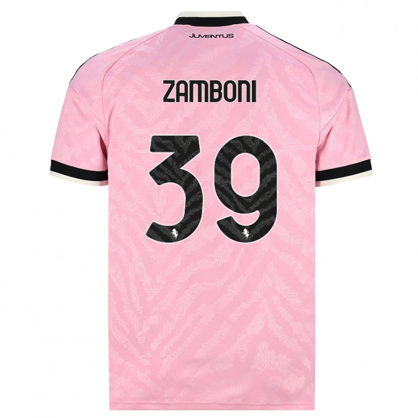 Danxen Femme Maillot Marta Zamboni #39 Rose Noir Tenues Extérieur 2026/27 T-Shirt