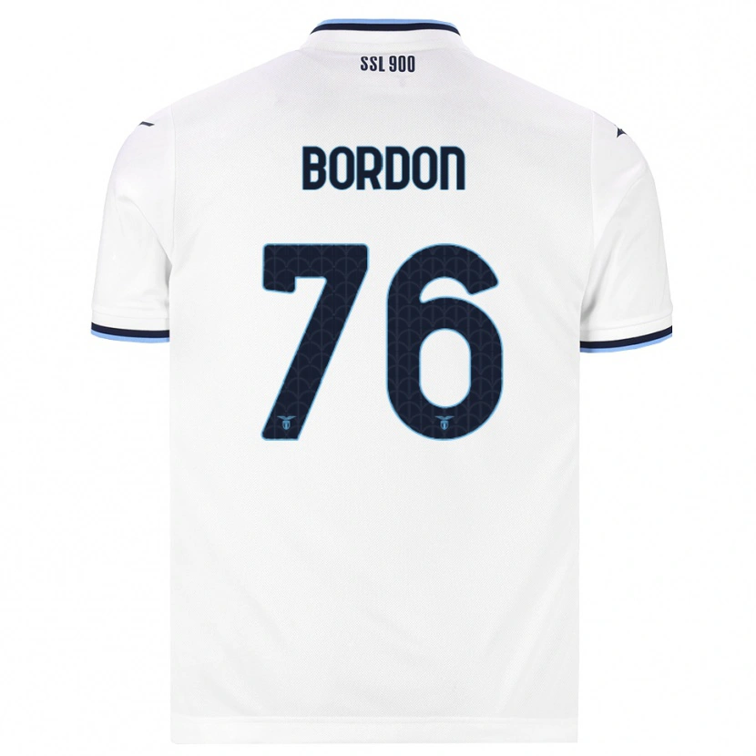 Danxen Femme Maillot Filipe Bordon #76 Blanc Bleu Marine Tenues Extérieur 2026/27 T-Shirt