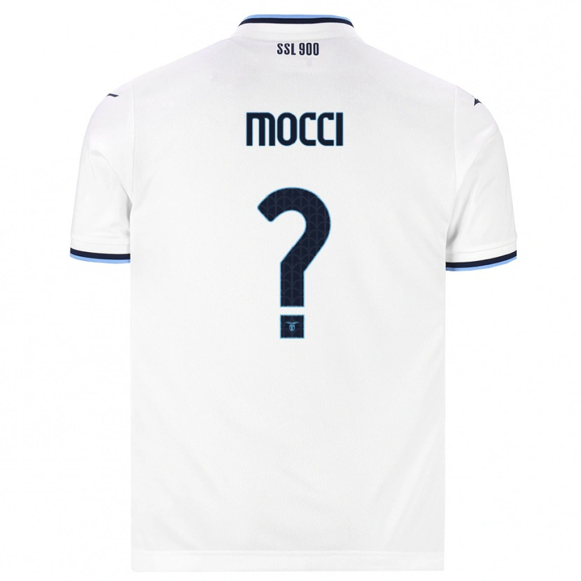 Danxen Femme Maillot Tommaso Mocci #0 Blanc Bleu Marine Tenues Extérieur 2026/27 T-Shirt