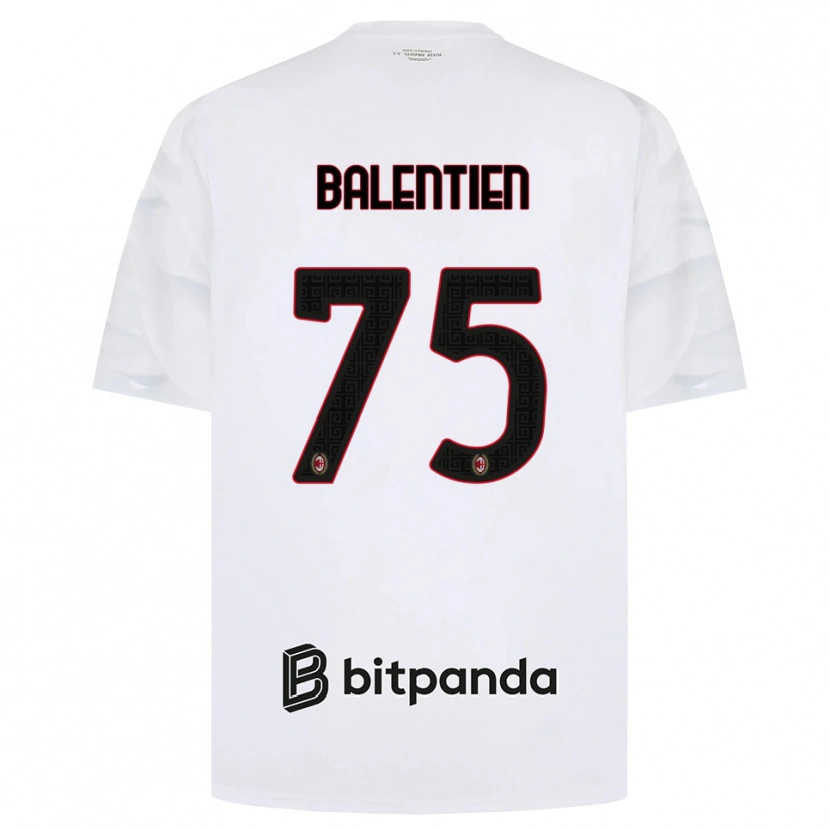 Danxen Femme Maillot Cheveyo Balentien #75 Blanc Rouge Noir Tenues Extérieur 2026/27 T-Shirt