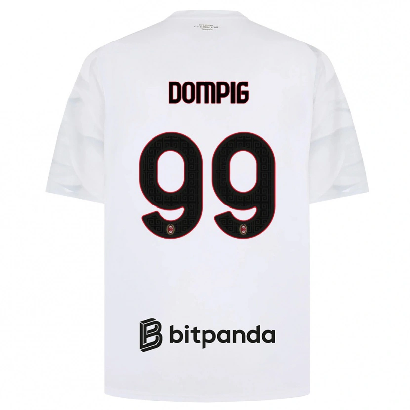 Danxen Femme Maillot Chanté Dompig #99 Blanc Rouge Noir Tenues Extérieur 2026/27 T-Shirt