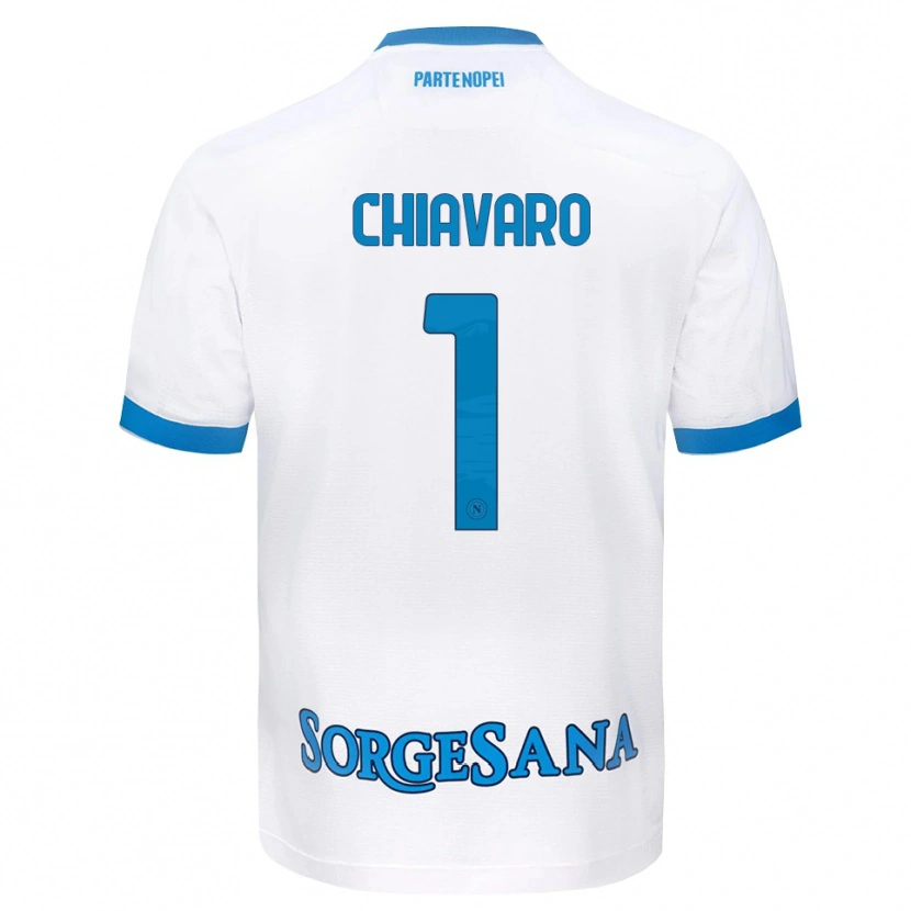Danxen Femme Maillot Kelly Chiavaro #1 Blanc Bleu Ciel Tenues Extérieur 2026/27 T-Shirt