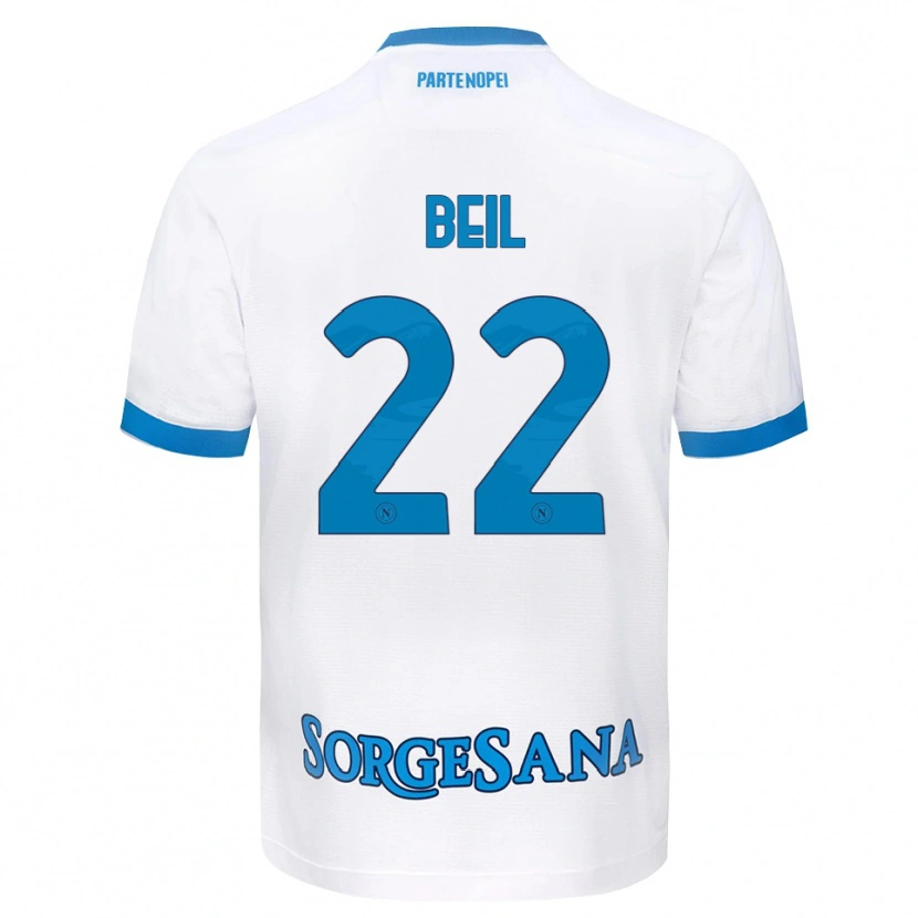 Danxen Femme Maillot Vivien Beil #22 Blanc Bleu Ciel Tenues Extérieur 2026/27 T-Shirt
