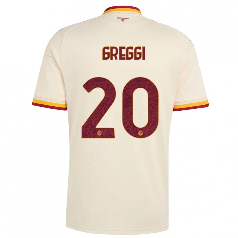 Danxen Femme Maillot Giada Greggi #20 Champagne Rouge Jaune Tenues Extérieur 2026/27 T-Shirt