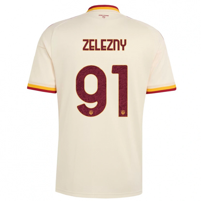Danxen Femme Maillot Radoslaw Zelezny #91 Champagne Rouge Jaune Tenues Extérieur 2026/27 T-Shirt