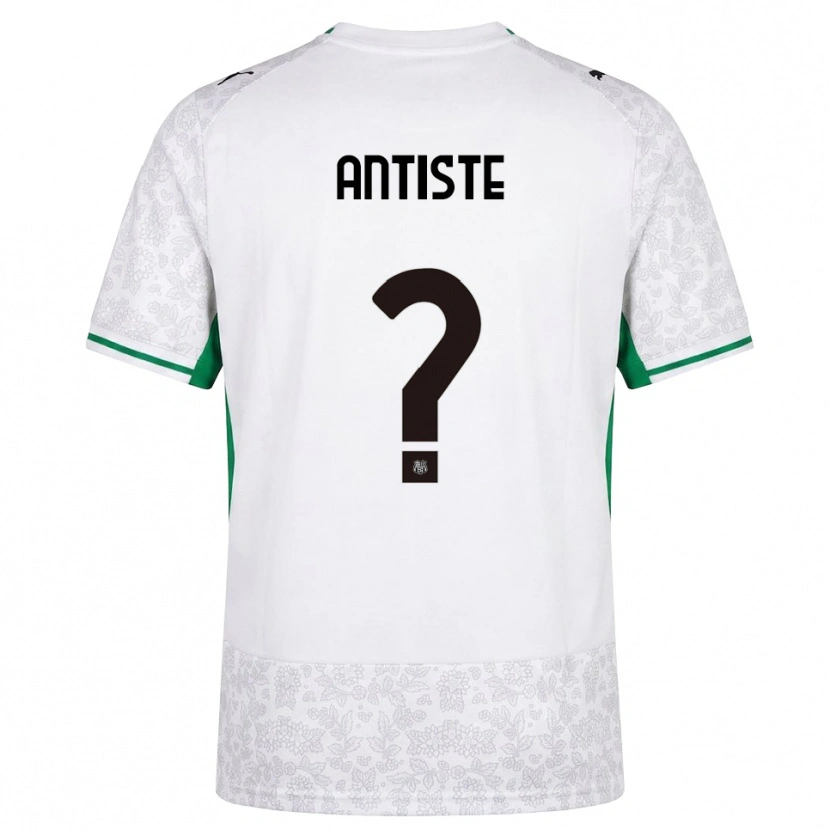 Danxen Femme Maillot Janis Antiste #0 Blanc Noir Vert Tenues Extérieur 2026/27 T-Shirt
