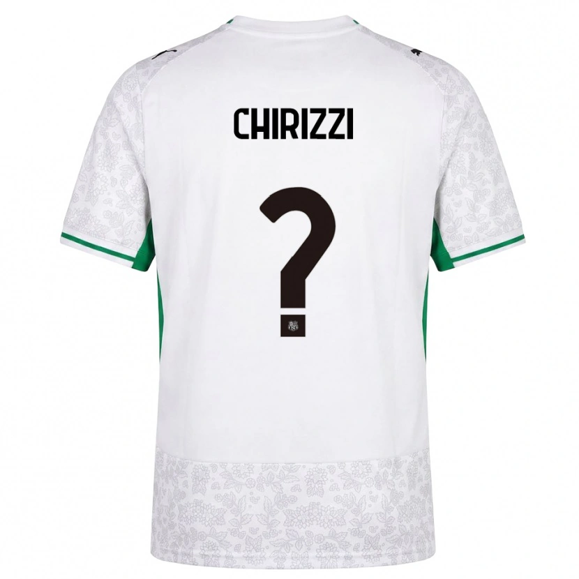 Danxen Femme Maillot Antonio Chirizzi #0 Blanc Noir Vert Tenues Extérieur 2026/27 T-Shirt