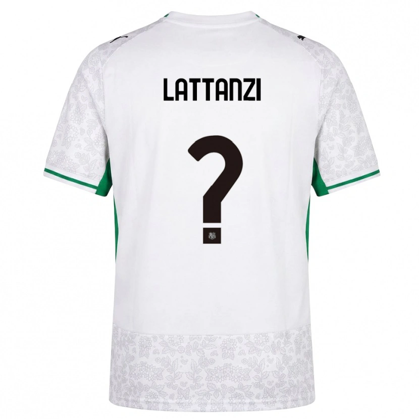 Danxen Femme Maillot Luca Lattanzi #0 Blanc Noir Vert Tenues Extérieur 2026/27 T-Shirt