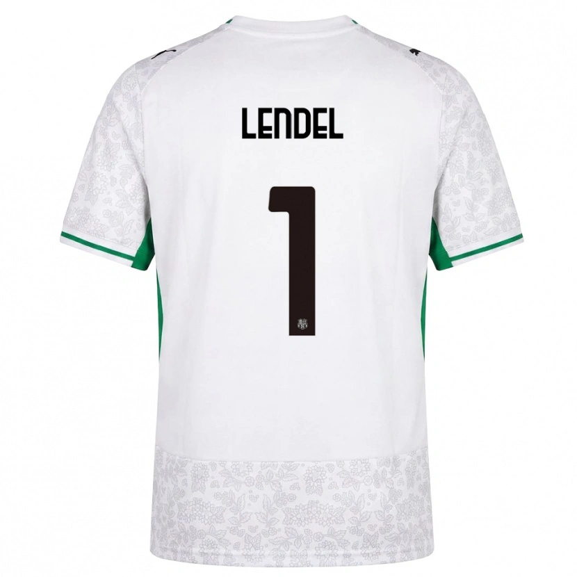Danxen Femme Maillot Davide Lendel #1 Blanc Noir Vert Tenues Extérieur 2026/27 T-Shirt