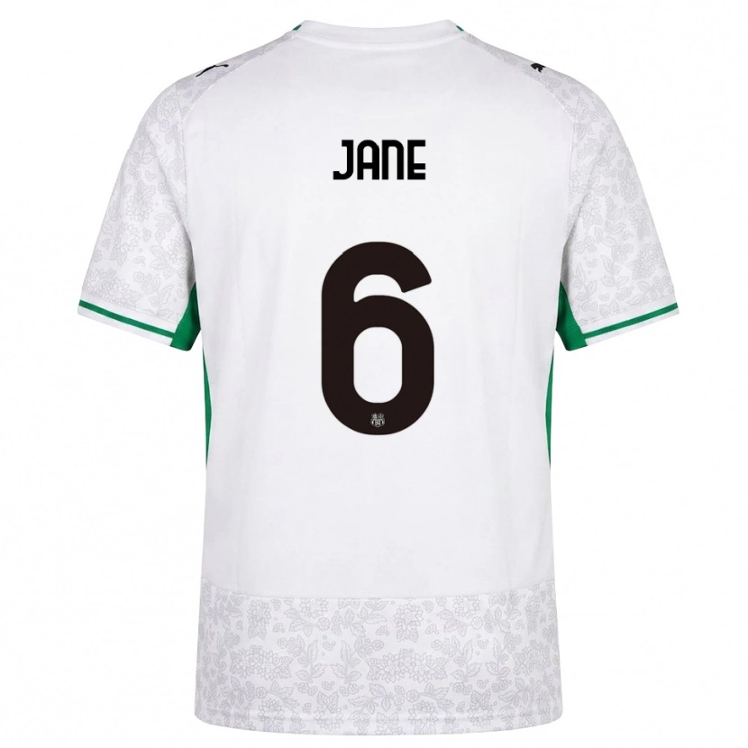 Danxen Femme Maillot Refiloe Jane #6 Blanc Noir Vert Tenues Extérieur 2026/27 T-Shirt