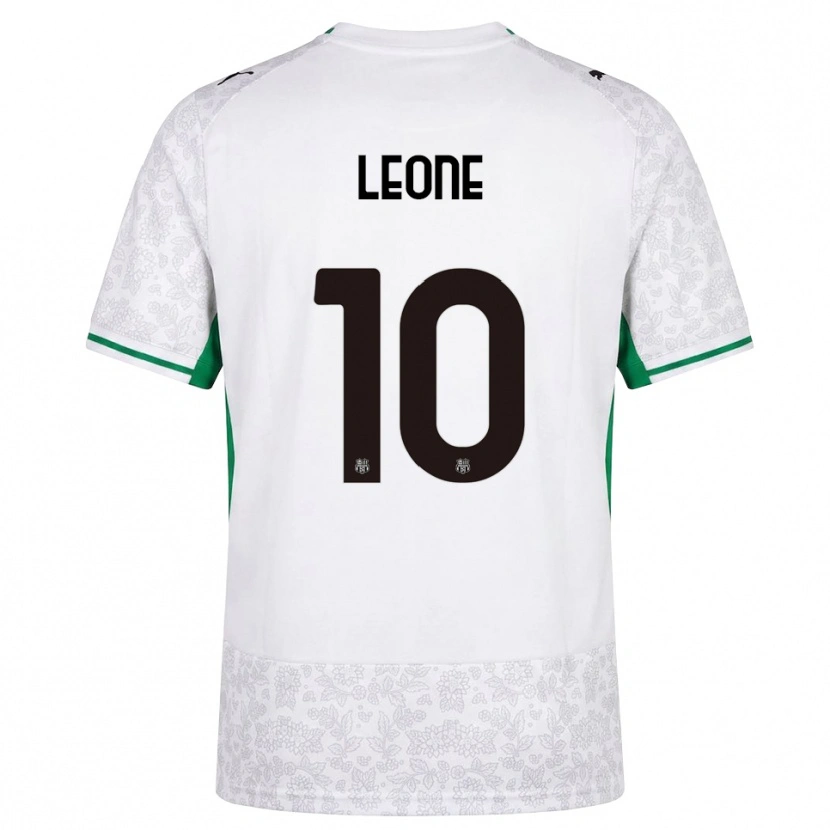 Danxen Femme Maillot Kevin Leone #10 Blanc Noir Vert Tenues Extérieur 2026/27 T-Shirt