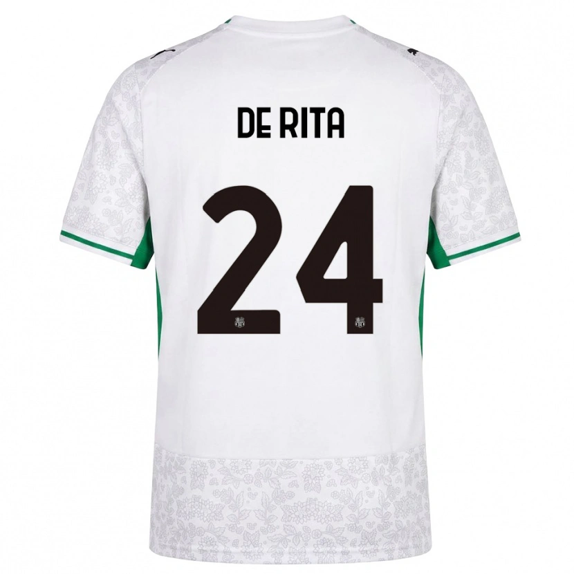 Danxen Femme Maillot Aurora De Rita #24 Blanc Noir Vert Tenues Extérieur 2026/27 T-Shirt