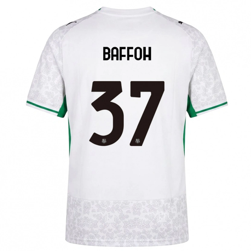 Danxen Femme Maillot Jeffrey Baffoh #37 Blanc Noir Vert Tenues Extérieur 2026/27 T-Shirt