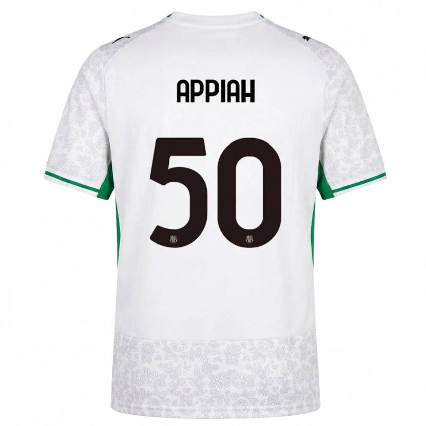 Danxen Femme Maillot Lorenzo Appiah #50 Blanc Noir Vert Tenues Extérieur 2026/27 T-Shirt