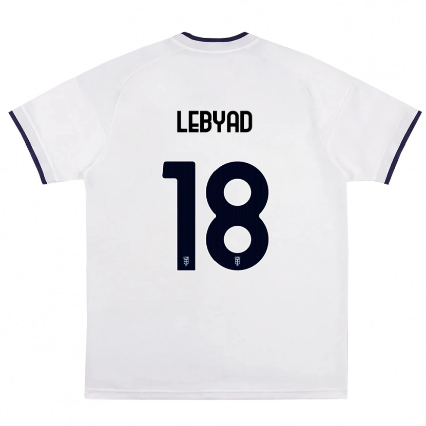 Danxen Femme Maillot Omar Lebyad #18 Blanc Rouge Bleu Royal Tenues Extérieur 2026/27 T-Shirt
