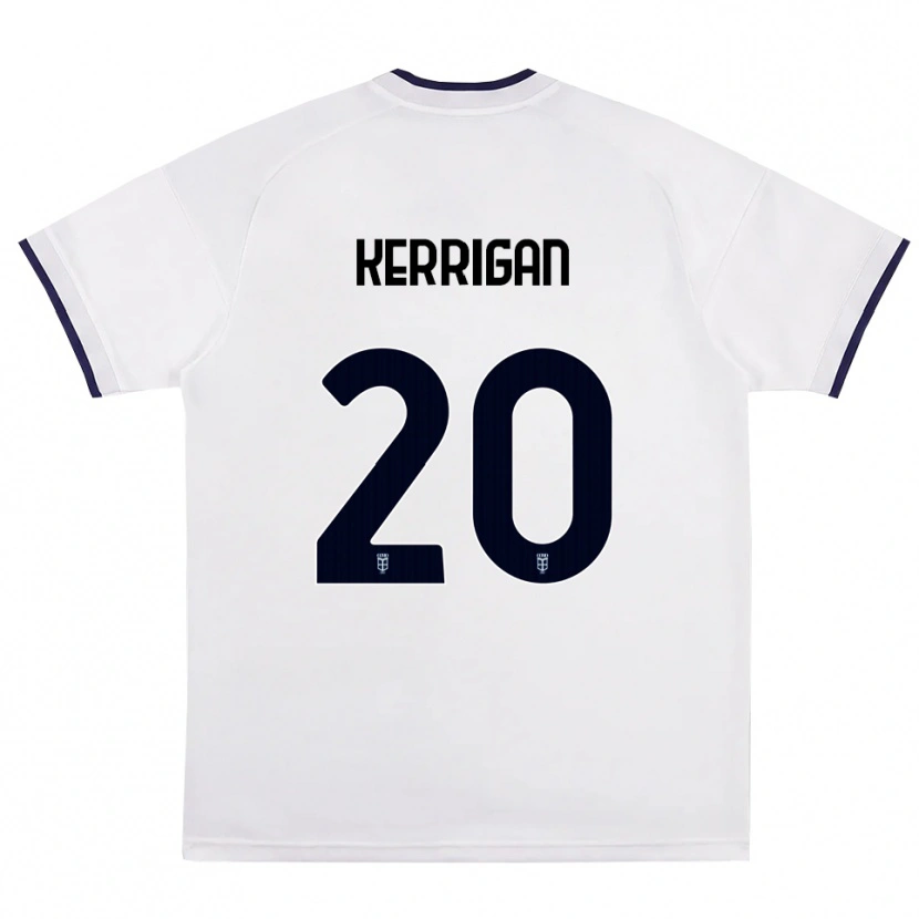 Danxen Femme Maillot Liam Kerrigan #20 Blanc Rouge Bleu Royal Tenues Extérieur 2026/27 T-Shirt