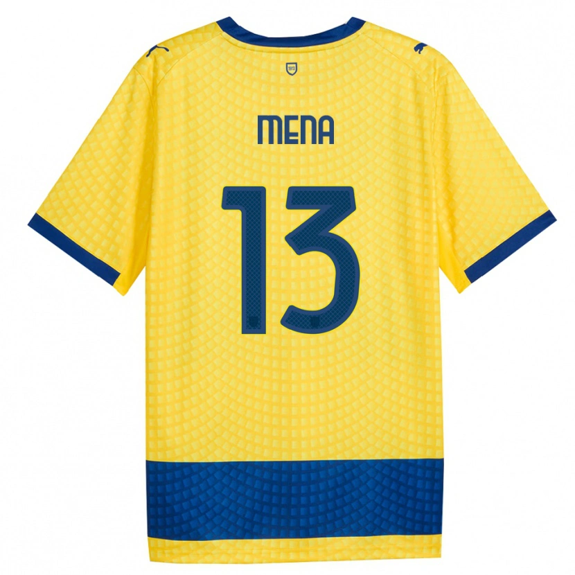 Danxen Femme Maillot Marlon Mena #13 Jaune Bleu Noir Tenues Extérieur 2026/27 T-Shirt