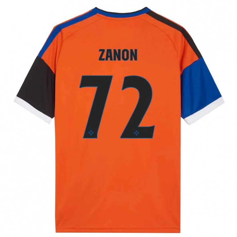 Danxen Femme Maillot Simone Zanon #72 Orange Bleu Noir Blanc Tenues Extérieur 2026/27 T-Shirt