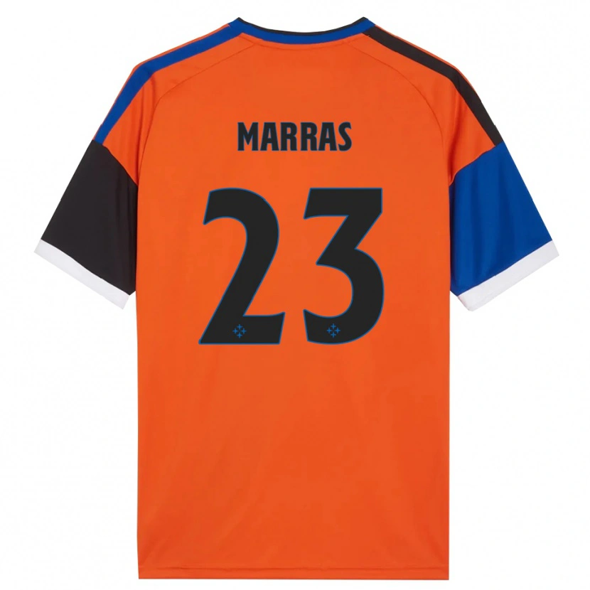 Danxen Femme Maillot Tommaso Marras #23 Orange Bleu Noir Blanc Tenues Extérieur 2026/27 T-Shirt