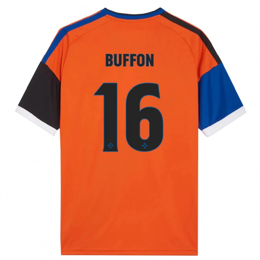 Danxen Femme Maillot Louis Buffon #16 Orange Bleu Noir Blanc Tenues Extérieur 2026/27 T-Shirt