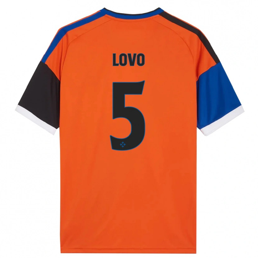 Danxen Femme Maillot Pietro Lovo #5 Orange Bleu Noir Blanc Tenues Extérieur 2026/27 T-Shirt