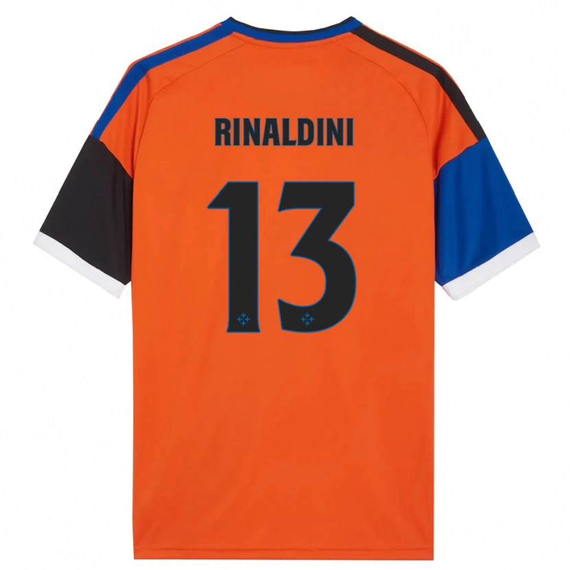 Danxen Femme Maillot Duccio Rinaldini #13 Orange Bleu Noir Blanc Tenues Extérieur 2026/27 T-Shirt