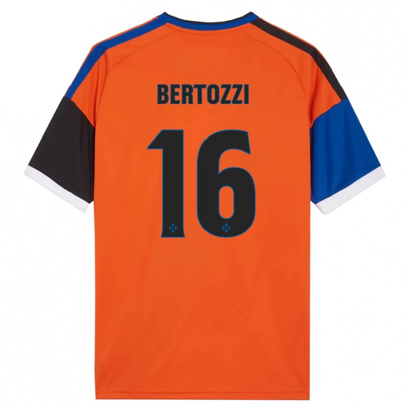 Danxen Femme Maillot Andrea Bertozzi #16 Orange Bleu Noir Blanc Tenues Extérieur 2026/27 T-Shirt