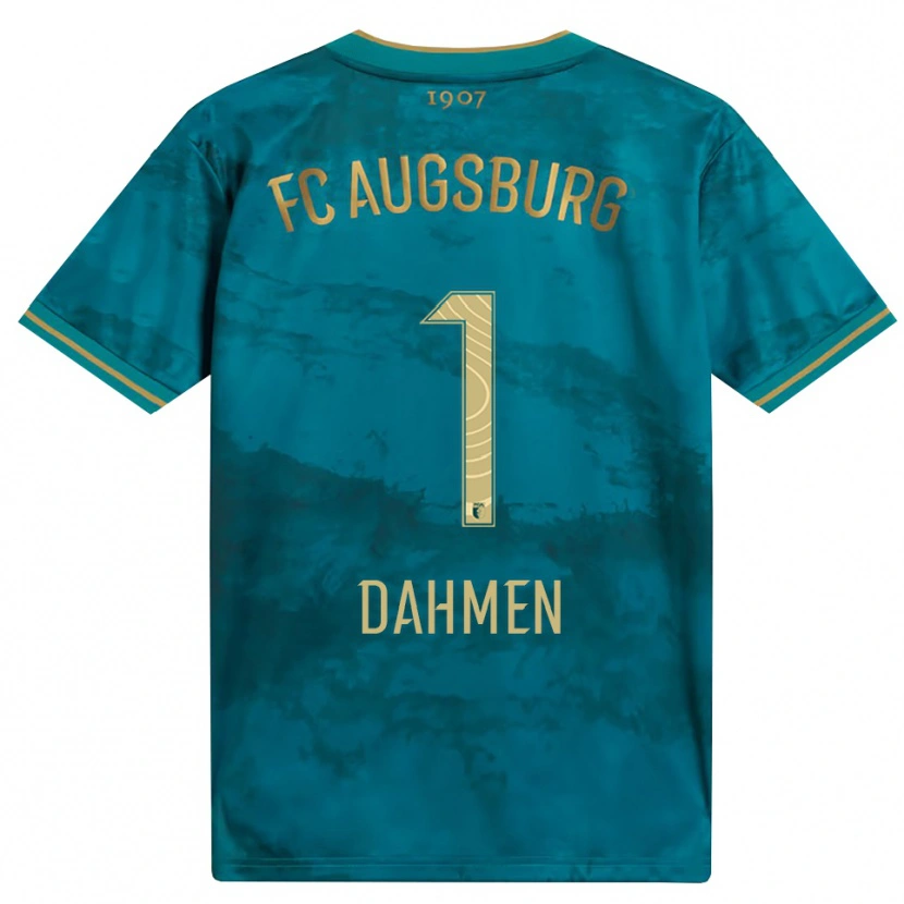 Danxen Femme Maillot Finn Dahmen #1 Vert Marron Tenues Extérieur 2026/27 T-Shirt
