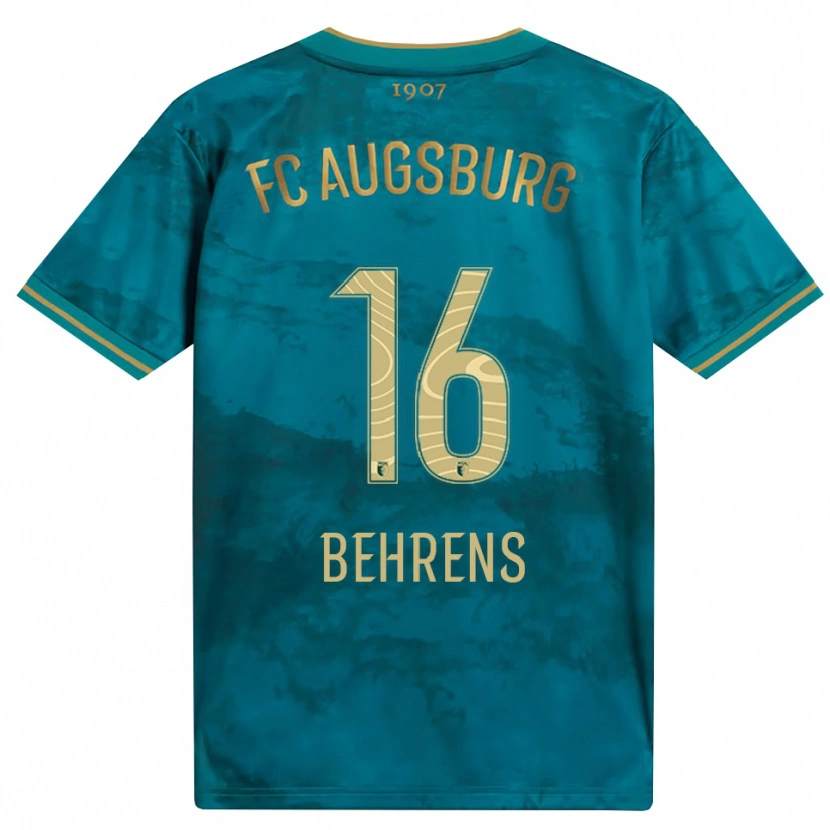 Danxen Femme Maillot Hennes Behrens #16 Vert Marron Tenues Extérieur 2026/27 T-Shirt