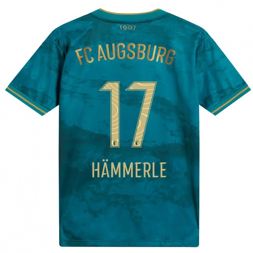 Danxen Femme Maillot Mauro Hämmerle #17 Vert Marron Tenues Extérieur 2026/27 T-Shirt