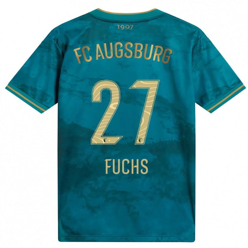Danxen Femme Maillot Nina Fuchs #27 Vert Marron Tenues Extérieur 2026/27 T-Shirt