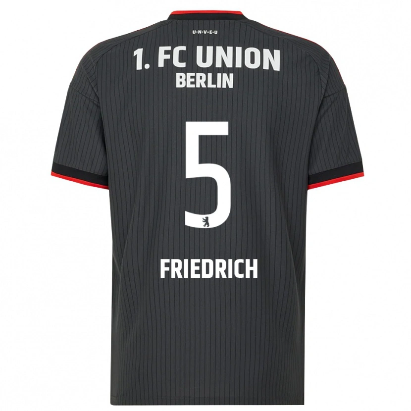 Danxen Femme Maillot Marvin Friedrich #5 Noir Blanc Rouge Tenues Extérieur 2026/27 T-Shirt