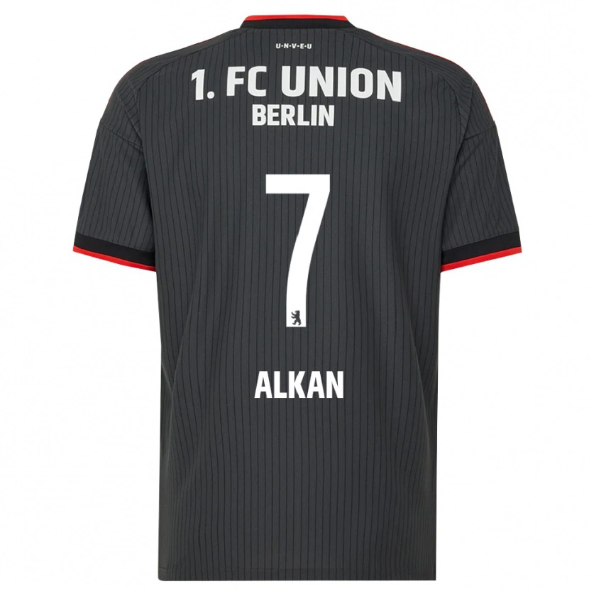 Danxen Femme Maillot Musa Alkan #7 Noir Blanc Rouge Tenues Extérieur 2026/27 T-Shirt
