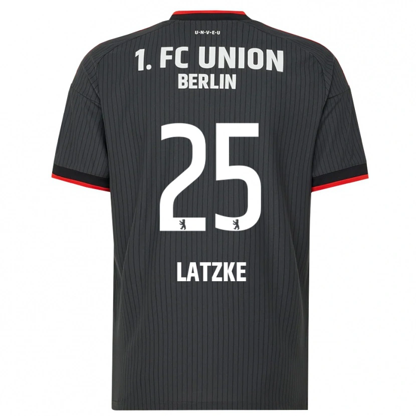 Danxen Femme Maillot Jannes Latzke #25 Noir Blanc Rouge Tenues Extérieur 2026/27 T-Shirt