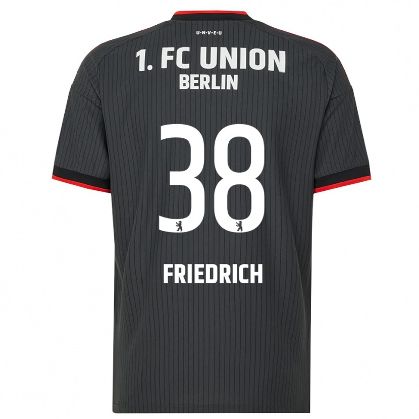 Danxen Femme Maillot Julien Friedrich #38 Noir Blanc Rouge Tenues Extérieur 2026/27 T-Shirt