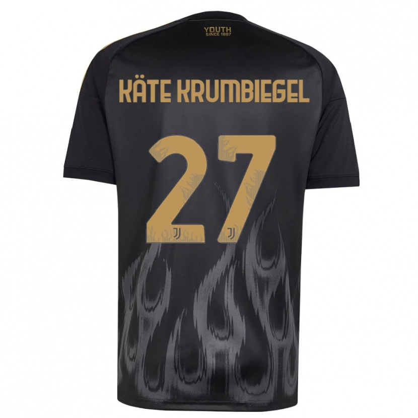 Danxen Femme Maillot Paulina Käte Krumbiegel #27 Noir Marron Troisieme 2026/27 T-Shirt