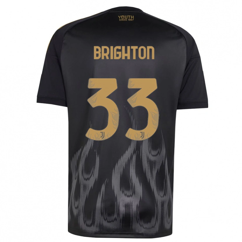 Danxen Femme Maillot Abi Brighton #33 Noir Marron Troisieme 2026/27 T-Shirt