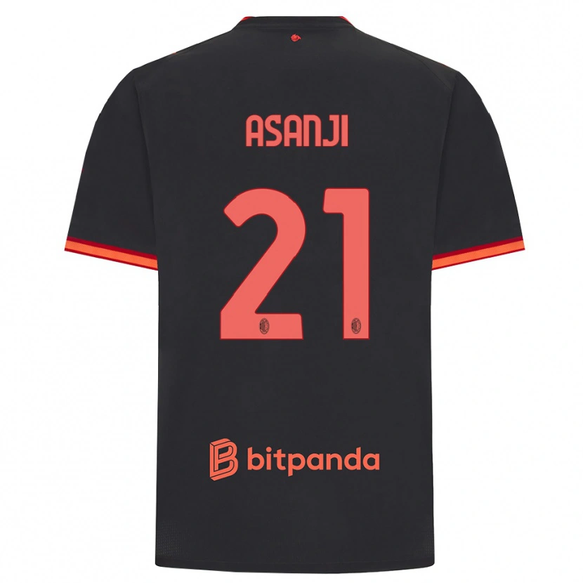 Danxen Femme Maillot Levis Asanji #21 Rouge Noir Troisieme 2026/27 T-Shirt